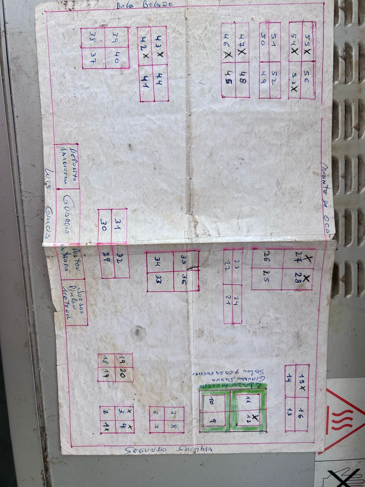 PLANO DISTRIBUCION BUNGALOWS
